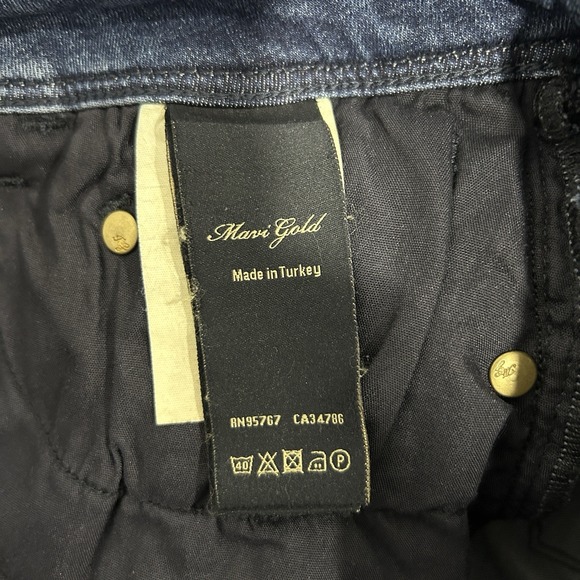 Mavi Gold Women's Size W27/L32 Kendra High Rise Straight Leg Dark Wash Jeans NWT - Picture 10 of 13